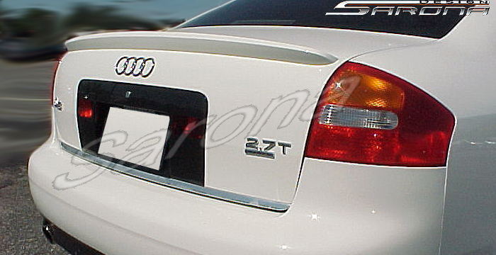 Custom Audi A6 Trunk Wing  Sedan (1998 - 2004) - $229.00 (Manufacturer Sarona, Part #AD-014-TW)